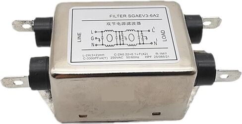 Single-Phase Power Filter SGAEV3-6A2 220V 6A Anti-Interference Filter in Saudi Arabia