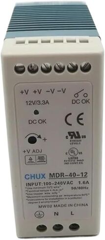 40W Switching Power Supply 5v 12v 15v 24v Rail Mounted Industrial LED Power Supply MDR-40W(15V) in Saudi Arabia