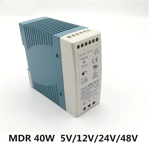 40W Switching Power Supply 5v 12v 15v 24v Rail Mounted Industrial LED Power Supply MDR-40W(15V) in Saudi Arabia