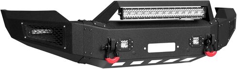 VIJAY Front and Rear Bumper Fits 1994-2002 RAM 2500丨3500 and 1994-2001 Ram 1500 with Winch Plate and Lights in Kuwait