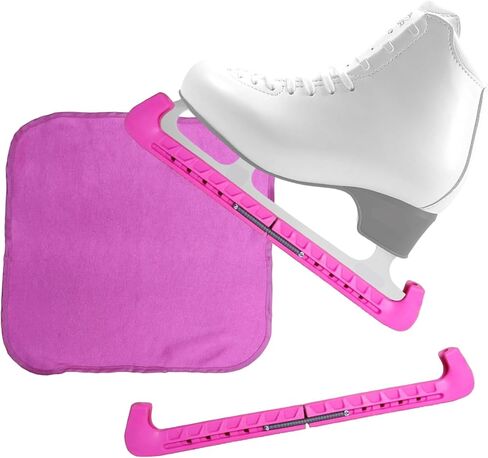Ice Skate Guards for Figure Skating and Towel Gift Set – Skate Blade Guards and Towel - Fits Kids' and Adults' Skates in Saudi Arabia