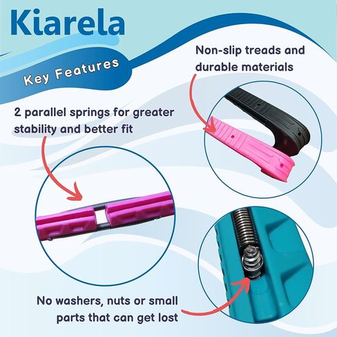 Ice Skate Guards for Figure Skating and Towel Gift Set – Skate Blade Guards and Towel - Fits Kids' and Adults' Skates in Saudi Arabia