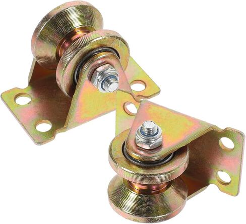 Cabilock 2pcs Heavy Duty Silent Pulley Wheels Type Track Wheel for DIY Projects Suitable for Ceiling and Wall Mounting in Saudi Arabia