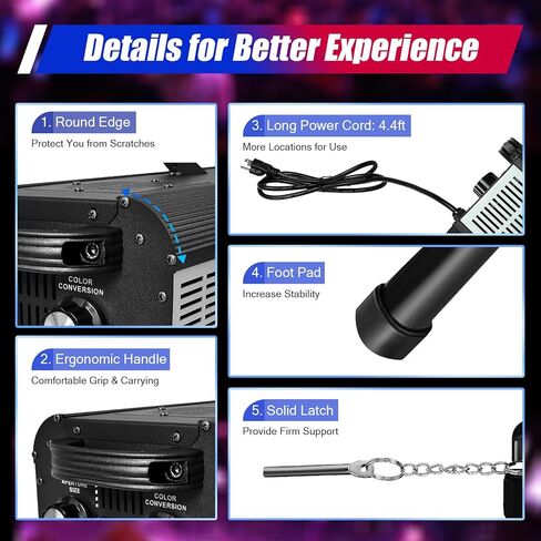 200W LED LED FELL SPOT LIGHT مع موقف ، فتحة متعددة القابلة للتعديل DJ Washlight للحفلات ديسكو أعياد ميلاد أعياد عيد الميلاد عرض بقعة مركزة (200W) in Kuwait