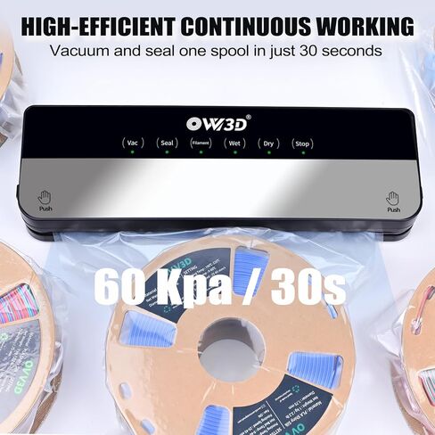 أكياس تخزين خيوط 34 × 32 سم ، وحجم مؤيد 30 أكياس ثلاثية الأبعاد ، أكياس تخزين خيوط الطابعة مع مضخة تلقائية 60 واط و 30 مجففة ، لطيفة لاستخدام بعد مجفف الشعيرة in Kuwait