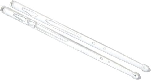 PATIKIL BRIGHT LED LID UP DRUMSTICK 5A Glow Plastic Drum Stick للبالغين للدرامز الموسيقية التمرين الأحمر الأزرق 1 in Saudi Arabia