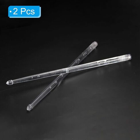 PATIKIL BRIGHT LED LID UP DRUMSTICK 5A Glow Plastic Drum Stick للبالغين للدرامز الموسيقية التمرين الأحمر الأزرق 1 in Saudi Arabia
