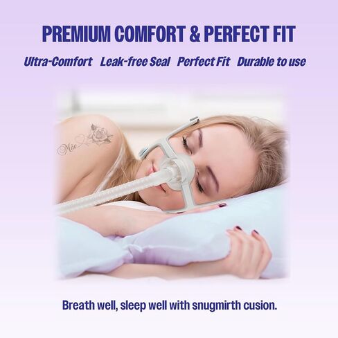 2 عبوات استبدال وسادة الأنف لقناع Airfit N20 ، ختم موثوق به وتناسب مثالي لمستلزمات استبدال وسادة القناع الأنف (كبير) in Saudi Arabia