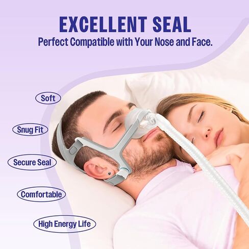 2 عبوات استبدال وسادة الأنف لقناع Airfit N20 ، ختم موثوق به وتناسب مثالي لمستلزمات استبدال وسادة القناع الأنف (كبير) in Saudi Arabia