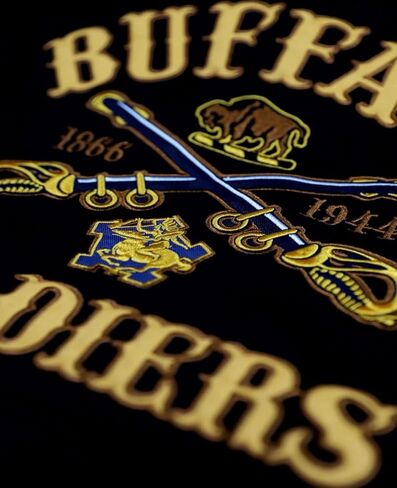 Big Boy Buffalo Soldiers S6 Mens Pulover Hoodie [Black]-ID#16346-15-225-0-0 in Kuwait