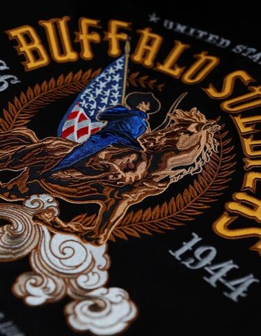 Big Boy Buffalo Soldiers S6 Mens Pulover Hoodie [Black]-ID#16346-15-225-0-0 in Kuwait