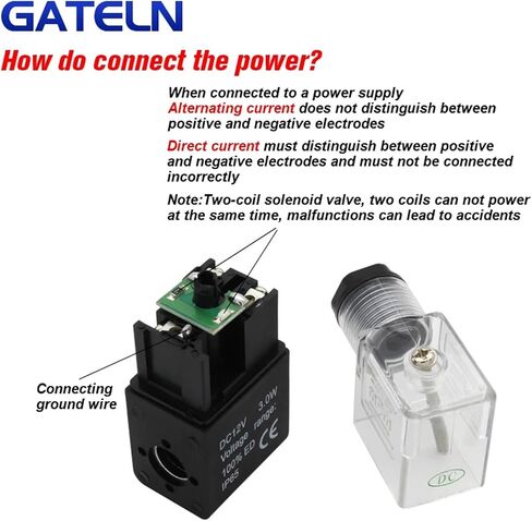 Valve solenoid coil 4V210-08 3V210-08 4V220-06/08 4V230C 2V025-06/08 3V1-06 Model 24VDC 12V DC 220V AC 110V AC 220V(200 series DC12V-01) in Saudi Arabia