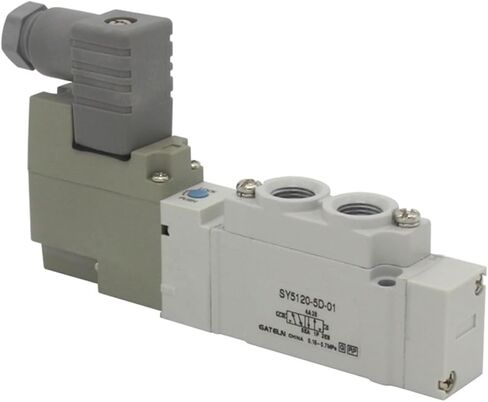type 5-way 2 solenoid valve SY3120 SY5120 SY7120-3D/4D/5D/6D normally closed internal automation valve(SY5120-5D-C8) in Saudi Arabia