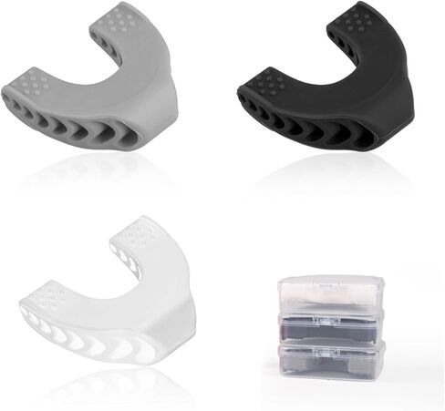 3pcs jaw Eraring ، jawl Shaper Jaw Erastering for Men & Women jaw Line Trainer Stillen & Tones Facial Exerciser Tarry Target Your Chin & Cheekbones للمبتدئين المتوسطين المتقدمين in Saudi Arabia