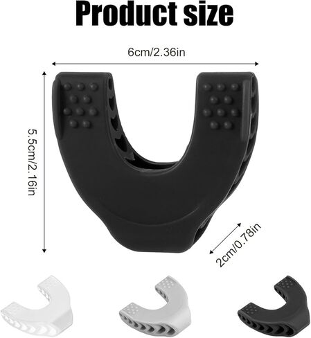 3pcs jaw Eraring ، jawl Shaper Jaw Erastering for Men & Women jaw Line Trainer Stillen & Tones Facial Exerciser Tarry Target Your Chin & Cheekbones للمبتدئين المتوسطين المتقدمين in Saudi Arabia