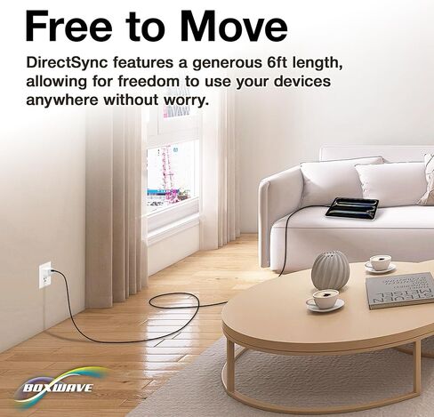 كابل Boxwave متوافق مع Pioneer DJ DDJ -FLX10 - DirectSync - USB 3.0 A إلى USB 3.1 Type C ، USB C Charge and Sync Cable - 6ft - Black in Kuwait