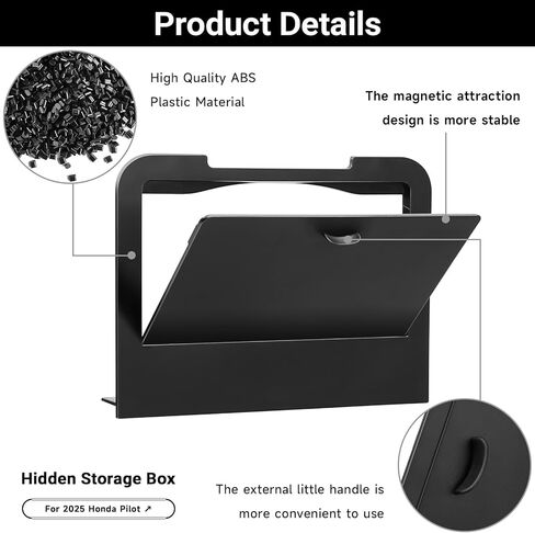 منظم قفازات قفازات هيليت متوافق مع Toyota 2025 4Runner Center Center Console Treserizer Resert Resert in Kuwait
