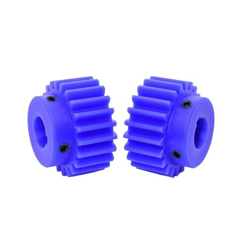 Pinion Hardware for Mechanical Rotation 1pcs Blue Nylon Spur Gear 3 Mold 15 Teeth Plastic Motor Spur Gear with Step Keyway Bore 14/15/16/18/20/22/24/25/28/30mm(30mm Keyway 8mm) in Kuwait