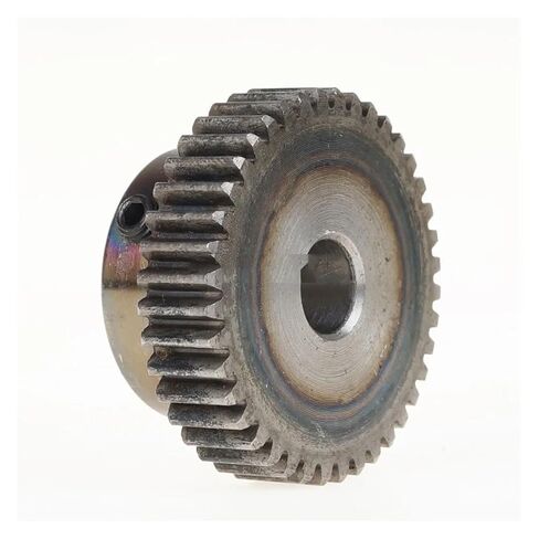 Pinion Hardware for Mechanical Rotation 2pcs Boss-20mm Spur Gear Rack Pinion 40-Teeth M1 Bore Dia 6/6.35/7/8/10/12/12.7/14/15/16/17/19/20mm Straight Teeth Positive(15mm) in Kuwait