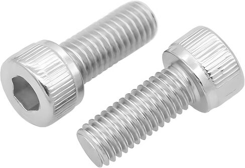 مسامير غطاء رأس M4 Socket ، مسامير M4 × 45 مم ، M4-0.7 × 45 ملم المسمار والترباس ، 304 من الفولاذ المقاوم للصدأ 18-8 ، المسمار آلة المقبس السداسي ، محرك سداسي ألن ، إنهاء مشرق ، مؤشر ترابط كامل ، unc ، 30pcs (M4x45-30) in Kuwait