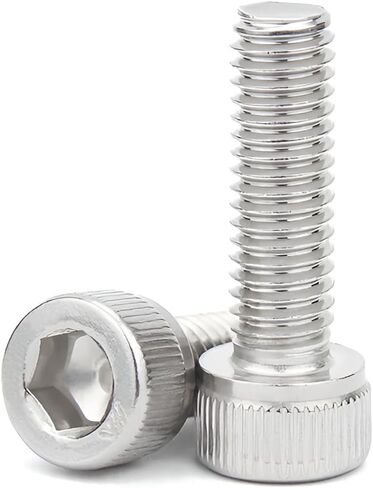 مسامير غطاء رأس M4 Socket ، مسامير M4 × 45 مم ، M4-0.7 × 45 ملم المسمار والترباس ، 304 من الفولاذ المقاوم للصدأ 18-8 ، المسمار آلة المقبس السداسي ، محرك سداسي ألن ، إنهاء مشرق ، مؤشر ترابط كامل ، unc ، 30pcs (M4x45-30) in Kuwait