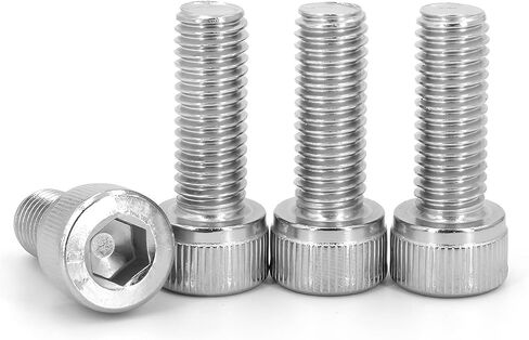 M4 Socket Head Cap Screws,M4×45mm Bolts,M4-0.7×45mm Screw and Bolt,304 Stainless Steel 18-8, Hex Socket Machine Screw, Allen Hex Drive, Bright Finish, Fully Thread, UNC,30Pcs (M4x45-30) in Saudi Arabia