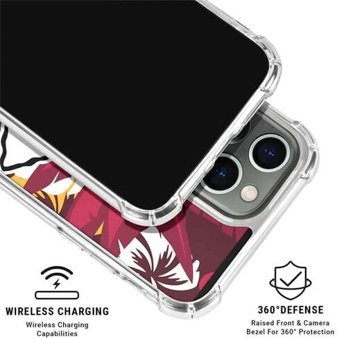 Skinit Clear Phone Case متوافق مع iPhone 15 Pro Max - NFL Kansas City Chief Design Tropical Design in Saudi Arabia