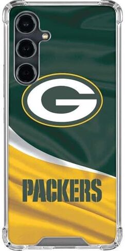 Skinit Clear Phone Case متوافق مع Galaxy S23 Fe - تصميم NFL Green Bay Packers المرخص رسميًا in Saudi Arabia