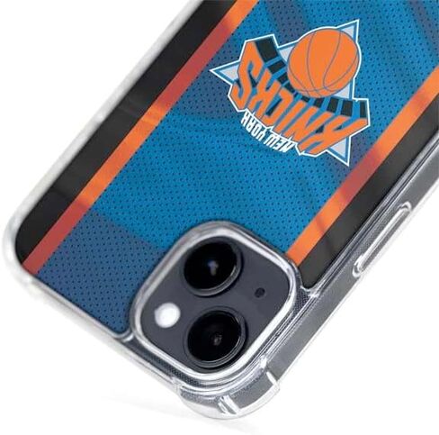 قضية Skinit Phone متوافقة مع Magsafe iPhone 15 - NBA NBA New York Knicks بعيدًا عن تصميم Jersey in Saudi Arabia
