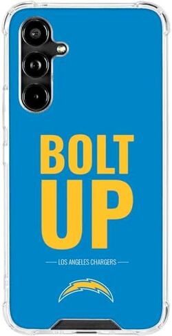 Skinit Clear Phone Case Compatible with Galaxy A54 5G - Officially Licensed NFL Los Angeles Chargers Team Motto Design in Saudi Arabia