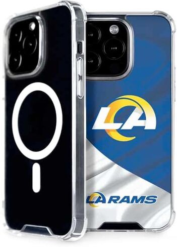 حالة Skinit Phone Case متوافقة مع Magsafe iPhone 13 Pro - تصميم NFL Los Angeles Rams المرخص رسميًا in Saudi Arabia