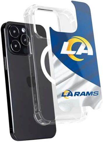 حالة Skinit Phone Case متوافقة مع Magsafe iPhone 13 Pro - تصميم NFL Los Angeles Rams المرخص رسميًا in Saudi Arabia