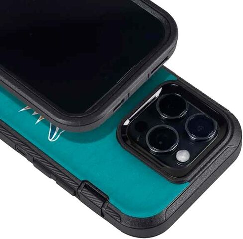 Skinit Skinit Phone Skin متوافق مع Otterbox Defender iPhone 13 Pro Max - NFL Miami Dolphins مرخص رسميًا. in Saudi Arabia