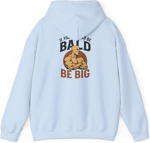 Bald Guy Gym Hoodie, Workout Hooded Sweatshirt, Fitness Athletic Jumper, Exercise Pullover, Muscle Training Top in Saudi Arabia