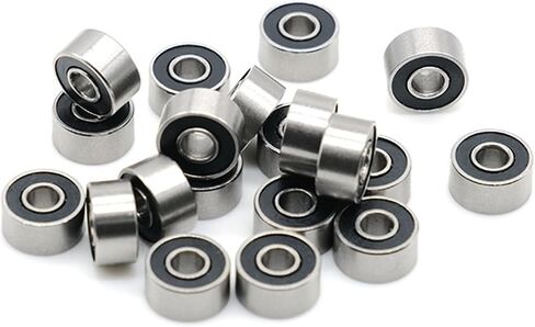 10PCS 695RS Bearing 5x13x4 mm ABEC-7 Hobby Electric RC Car Truck 695 RS 2RS Ball Bearings 695-2RS Black Sealed in Saudi Arabia
