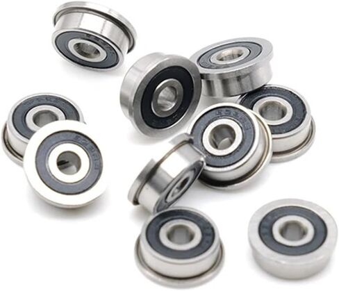 24Pcs F623-2RS Bearing 3 * 10 * 4 mm ABEC-7 Flanged Miniature F623 RS Ball Bearings F623RS for 3D Printer in Saudi Arabia