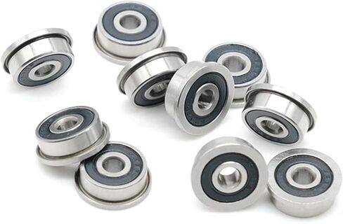 24Pcs F623-2RS Bearing 3 * 10 * 4 mm ABEC-7 Flanged Miniature F623 RS Ball Bearings F623RS for 3D Printer in Saudi Arabia