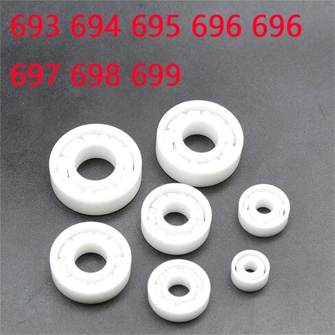 1pcs الكامل Zro2 السيراميك الكرة تحمل Zirconia محامل الكرة تحمل الزركونيا تحمل 608 8x22x7mm in Saudi Arabia