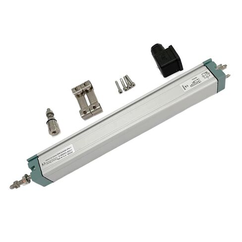 LWH 350 مم-550 مم قضيب مقاوم المسطرة الإلكترونية الجهد الإزاحة التناظرية قياس مستشعرات محول الموضع الخطي (Black350mm) in Kuwait