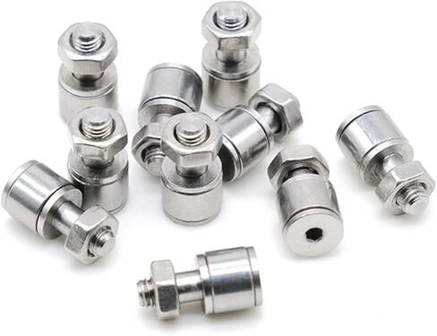 1Pcs CF3 KR10 Stud Type Cam Follower Bearing KR10 SUS304 Stainless Steel Cam Follower Bearing M3X10X17mm in Saudi Arabia