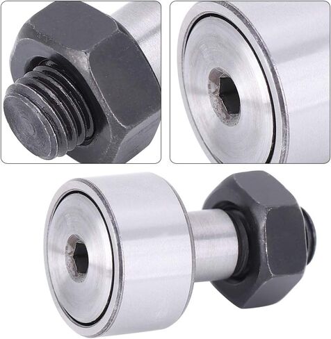 KR22 CF10 Needle Roller Bearing Stud Type Cam Follower High Precision Durable Bearing for Industrial Robots and Automation Equipment 2pcs 22mm Outer Diameter 6mm Inner Diameter in Saudi Arabia