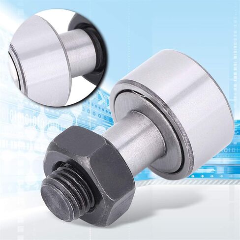 KR22 CF10 Needle Roller Bearing Stud Type Cam Follower High Precision Durable Bearing for Industrial Robots and Automation Equipment 2pcs 22mm Outer Diameter 6mm Inner Diameter in Saudi Arabia