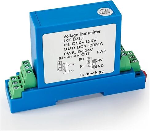 Pressure transducer Voltage Transducer 1 in 1 Out DC24V Power 0-1000V to 4-20mA 0-10V 1-5V 0-5V AC/DC Voltage Sensor Transmitter(DC 0-200V-1-5V) in Saudi Arabia