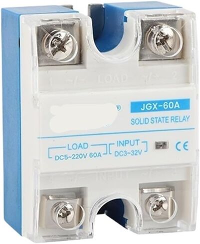 1PCS أبيض 60A 80A 100A DD SSR المرحلة الفردية DC CONTROL DC DISH FOR 3-32VDC إلى 5-220VDC SSR-100DD 60DD 80DD RELAY in Saudi Arabia