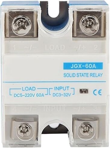1PCS أبيض 60A 80A 100A DD SSR المرحلة الفردية DC CONTROL DC DISH FOR 3-32VDC إلى 5-220VDC SSR-100DD 60DD 80DD RELAY in Saudi Arabia