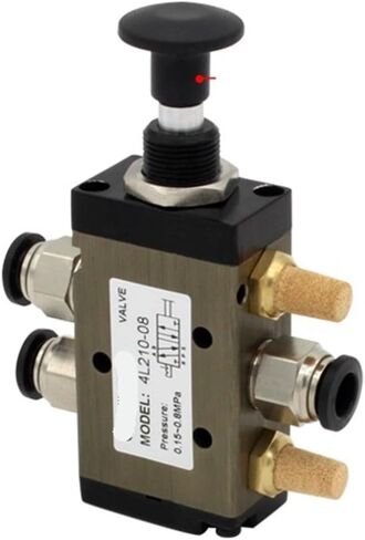 Push-pull valve 5-port 2-position 4L series 4L110-06 / 4L210-08 / 4L310-10 / 4L410-15 pneumatic control valve(Without fittings,4L410-15) in Saudi Arabia