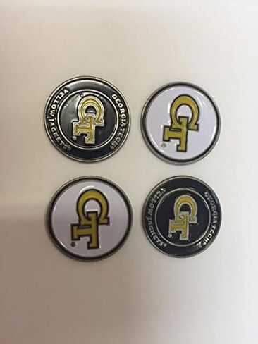 Georgia Tech Yellow Jackets Golf Ball Markers 4-Pack in Saudi Arabia