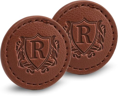 Golf Ball Markers (Tan, Set of 2) - Golf Gifts for Men - Golf Accessories Leather Golf Markers in Saudi Arabia