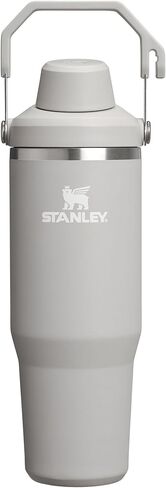 Stanley Iceflow 2.0 Fast Flow Tumbler مع مقبض 40 أوقية | تطور على غطاء الصبفة الزاوية | زجاجة ماء مقاومة للتسرب | معزول الفولاذ المقاوم للصدأ | BPA خالية | الأسود 2.0 in Saudi Arabia