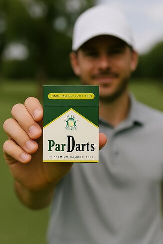 Par Darts Premium Bamboo Golf Tees ، حزمة من 10 | 83 ملم (3.25 ") عبوة على غرار السجائر-متينة وصديقة للبيئة | هدية لا تنسى لاعبي الغولف والتعبئة الشهيرة in Saudi Arabia